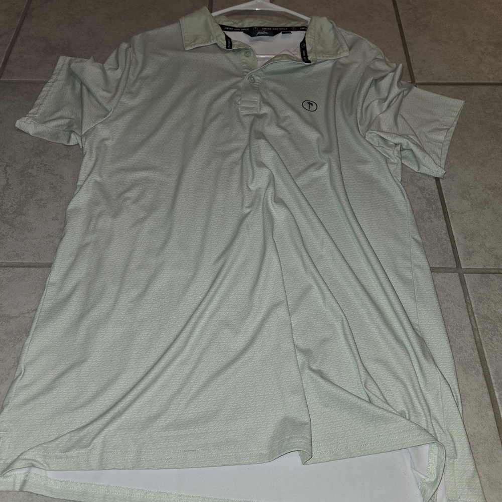 Men's Light Green Polo Shirt